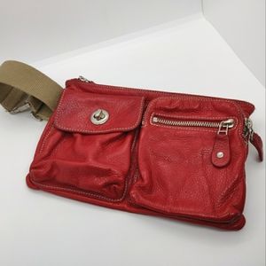 Roots Village Fanny Pack Tribe in Red